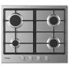 CANDY CHG6BRX PIANO COTTURA INCASSO 4 BRUCIATORI GAS INOX