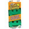 Scrub Daddy Colors Spugna Piatti Lavabile, Spugne Cucina e Bagno, Spugnette Lavapiatti Non Graffia con Design Morbido e Compatto FlexTexture, Lavabile in Lavastoviglie, 2 Pz Verde