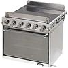Techimpex Cucina elettrica con forno - 1 PZ - 50.390.04 - 5039004