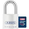ABUS 565748-80TI/50_B Candado Titalium arco Nano protect y llave de 6 pitones 50 mm blister