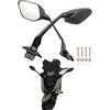 evomosa Specchietto retrovisore laterale per moto TMAX 530 specchietto retrovisore T-MAX 530 TMAX530 specchietto laterale 2012-2018