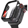Diruite Cover per Apple Watch SE 3/2/1 /Series 6 5 4 44mm Vetro Temperato