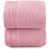 Top Towel - Premium - Asciugamani da bagno - 2 asciugamani viso o bidet - 100% Cotone - 600 Grammi