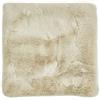 -LUXOR- living Cuscino per sedia Coste, in pelliccia sintetica come decorazione per il soggiorno o la sedia, cuscino decorativo, 40 x 40 cm, rettangolare, beige, 1 pezzo