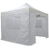 All Seasons Gazebos: Gazebo pop-up 3x3m completamente impermeabile con 4 pareti laterali - Bianco