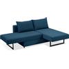 EvergreenWeb Divano letto chaise longue 3 posti | Angélique Blu