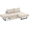 EvergreenWeb Divano letto chaise longue 3 posti | Angélique Beige