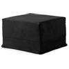 EvergreenWeb Pouf Letto SUITE Nero