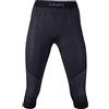UYN Fusyon Underwear Pantalone Intimo Termico Lana Merino, Donna, Black/Anthracite/Anthracite, XS