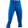 X-Bionic Energizer 4.0, Pantaloni Funzionali 3/4 Uomo, Teal Blue/Anthracite, M