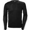 Helly Hansen HH Lifa Crew, Maglietta a Maniche Lunghe Uomo, XL, Nero (Black)