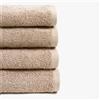 Spizzico Home ASCIUGAMANO TORTORA INDANTRENE 450gr - 2 Pezzi Telo Doccia 100x150