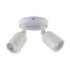 V-TAC Portafaretto LED Montaggio a Plafone Rotondo 2*GU10 Orientabili Colore Bianco