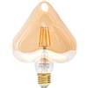 Aigostar Lampadina Led Cuore Vintage a Filamento E27 a 4W decorativa Bianco caldo 1800K Aigostar