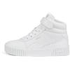 PUMA Carina 2.0 Mid PS, Scarpe da Ginnastica Donna, White White Silver, 34.5 EU