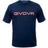 Givova Spot - Maglietta a Maniche Corte Unisex - Adulto, Blu, 2XL