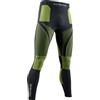 X-BIONIC Energy Accumulator 4.0 Strato Base Pantaloni Funzionali, Uomo, Charcoal/Yellow, S