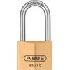 ABUS Lucchetto in ottone 85/40HB40 - con grillo alto - per porte di cantine, capannoni ecc. - resistente alle intemperie - grillo in acciaio temprato - livello di sicurezza 6