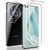 Yiunssy per Huawei Honor Magic 5 Pro Pellicola Protettiva + Fotocamera Pellicola in Vetro [2+2 Pezzi],HD Film TPU Flessibile [Non vetro], Senza Bolle, Tocco Sensibile