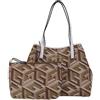 GUESS Vikky Large Tote, Borsa Donna, Taupe Logo, Unica