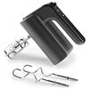 Lacor - 69374 - Impastatrice, Impastatrice a Mano, Include Aste TitanPro, 5 velocità e Funzione Turbo, 350 W, Dimensioni: 14,5x8,5x19 cm, Nero