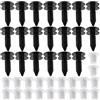 VGOL 20 set davanzale dell'automobile passo inserto di fissaggio del pannello di copertura clip di protezione di plastica interno del tetto di fissaggio fermo 3B0867333 compatibile con Transporter T5