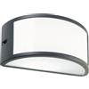 Sovil Applique LED 10 W a Mezza Luna Petit Grigio Grafite