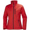 Helly Hansen Women's W Crew Midlayer Waterproof Windproof Breathable Sailing Jacket, Red, L