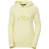 Helly Hansen W Nord Graphic Pullover Hoodie, Maglia di Tuta Donna, 333 Faded Yellow Melange, X L