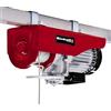 Einhell TC-EH 600 Argano elettrico (220-240 V, 50 Hz, 1050 W portata senza rullo guida da 300 kg, con rullo 600 kg, cavo 18m)