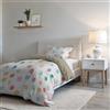 Italian Bed Linen Set Copripiumino Microfibra Fashion, Lavorato in Italia - Parure Copri Piumino - Sacco Piumone 150x200 cm con Patella e federa Cuscino, Singolo, Balloon