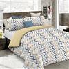 Italian Bed Linen Set Copripiumino Fantasy, Lavorato in Italia - Parure Copri Piumino - Sacco Piumone 200x200 cm con Patella e federa Cuscino, Piazza e Mezza,