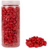 HEKU 30336-13: pietre decorative rosse, 750 g, in un barattolo richiudibile