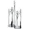 ALESSI PORTABICCHIERI DI CARTA H33CM INOX C/RESINA EPOSSIDICA,ROSSO - MEDITERRANEO