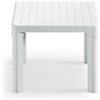 Scab Tavolino di servizio da esterno per giardino/terrazzo mod. TIP - Scab Design h 38 cm : Colore - Bianco