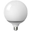 LuminalPark Lampadina a Basso consumo da 50 Watt a Sfera, Attacco E27, Bianco Caldo, Lampadina Fluorescente