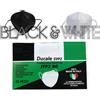 Ducale Mask Mascherine FFP2 - BLACK & WHITE - 20 pz