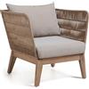 La Forma Poltrona Belleny in corda beige