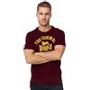 Lonsdale, t-shirt, vestibilità normale, originale, a maniche lunghe vintage oxblood XXX-Large