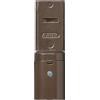Abus BS84 B AL0145, Chiavistello di sicurezza per porte, monochiave, marrone, 31716