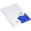 G. Lalo Clairefontaine Lalo 16800L - Pacco da 25 Cartoncini 10,7x15,2 cm 210g, Vergata di Francia, Bianco