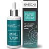 Remescar Siero Viso Brufoli 30ml con Acido Salicilico, Olio di Tea Tree e Mirtilli Rossi - Trattamento Purificante che Riduce Brufoli e Imperfezioni, Previene la Comparsa di Nuovi