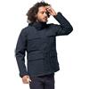 Jack Wolfskin Point Barrow Giacca Invernale da Uomo, Impermeabile, Antivento e Traspirante, Uomo, 1108153-1010007, Night Blau, XXXL