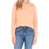 Hurley Slap Cut off Hoodie Maglia di Tuta, Barriera corallina, XS Donna