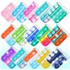 OGNI ORA 15 PCS Mini Pop Fidget It Portachiavi, Squeeze Pop Giocattoli in Silicone, Gadget Compleanno per Bambini, Giocattoli Sensoriali, Giocattoli Antistress per Bambini e Adulti