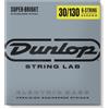 Jim Dunlop Dunlop DBSBS40120 super Bright corde per basso, Stainless Steel 30-130, 5 corde/set 6 corde M