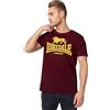 Lonsdale Logo T-Shirt, Verde Bottiglia, 4XL Uomo