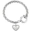 JOOP! Gioielli da donna in argento sterling 925, con zirconi sintetici, argento, forniti in confezione regalo, Cuore
