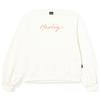 Hurley W Oceancare O&o Script Crew Maglia di Tuta, Marshmallow, M Donna