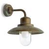 Moretti luce - Lampada da parete Patio 1353, ottone-antichizzato-ramato-ottone-antichizzato-ramato-0-del-prezzo, vetro-opale-0e